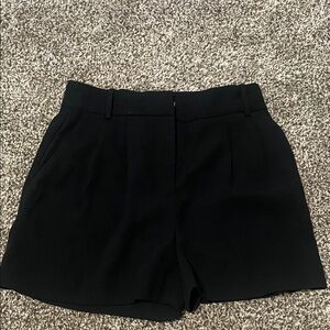 Aritzia Babaton High Waisted Black Shorts